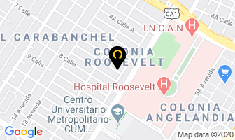 Mapa de Oroshell Central Lubricantes en Ciudad de Guatemala