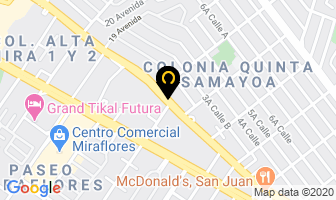 Mapa de Pacol S.a. en Ciudad de Guatemala