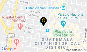 Mapa de Palacio Dorado en Ciudad de Guatemala