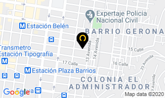 Mapa de Palmiro's Pizza en Ciudad de Guatemala