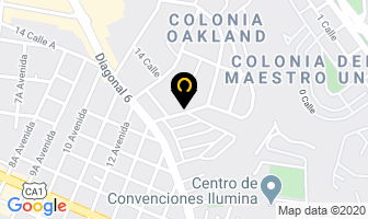 Mapa de Pan Pan Bakery en Ciudad de Guatemala