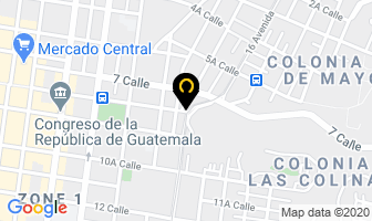 Mapa de Pan Quetzalteco en Ciudad de Guatemala