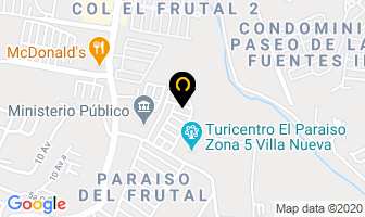 Mapa de Parque Paraiso en Ciudad de Guatemala