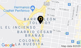 Mapa de Pearsa en Ciudad de Guatemala
