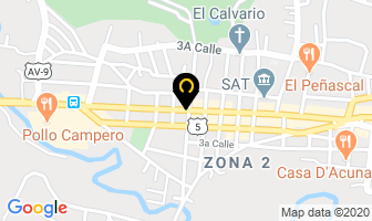 Mapa de Peleteria Pasos en Cobán