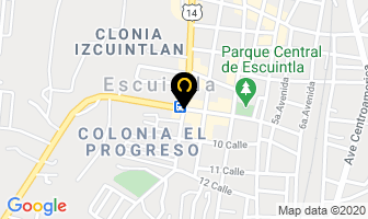 Mapa de Pension La DueÑa en Escuintla