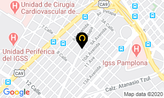 Mapa de Persimetal en Ciudad de Guatemala