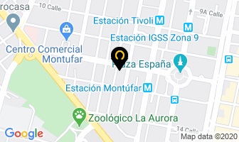 Mapa de “ Pieles Exclusivas ” en Antigua Guatemala