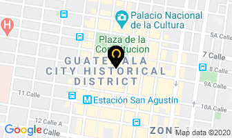 Mapa de Pinatas Happy en Antigua Guatemala
