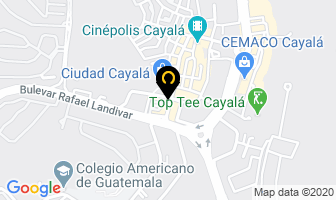 Mapa de Pizza Vesuvio en Ciudad de Guatemala