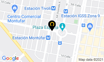 Mapa de Plaza Amore en Ciudad de Guatemala