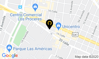Mapa de Pollo Express Maquito en Ciudad de Guatemala