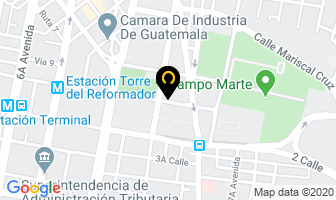 Mapa de Proarq en Ciudad de Guatemala
