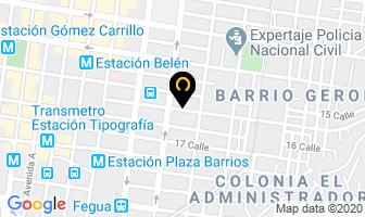 Mapa de Procesos Fabriles S.a. en Ciudad de Guatemala