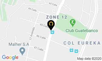 Mapa de Procoin en Ciudad de Guatemala