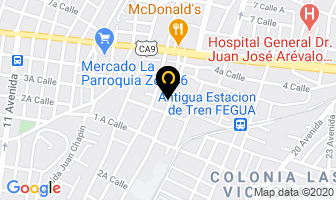 Mapa de Proin en Ciudad de Guatemala