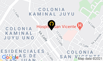 Mapa de Promociones A A. en Ciudad de Guatemala