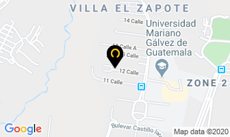 Mapa de Prosagro en Ciudad de Guatemala