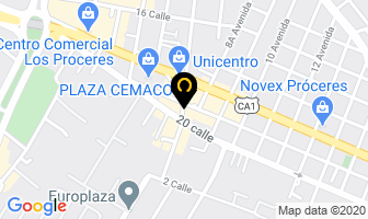 Mapa de Proyecto Dialogo en Ciudad de Guatemala