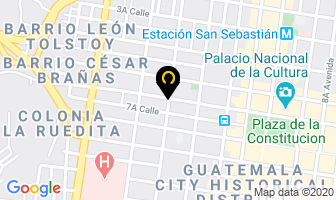 Mapa de Publi-Neon en Antigua Guatemala