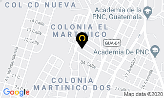 Mapa de PublidiseÑos en Ciudad de Guatemala