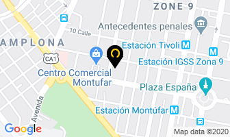 Mapa de Puntadas en Ciudad de Guatemala