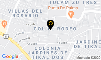 Mapa de Punto Alarmas en Ciudad de Guatemala