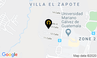 Mapa de Quinfica en Antigua Guatemala