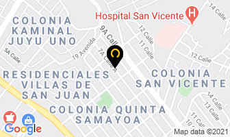 Mapa de Quiro Relax en Ciudad de Guatemala