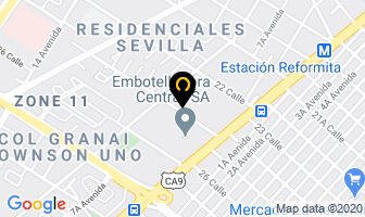 Mapa de Recinco en Ciudad de Guatemala