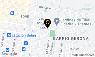 Mapa de Refatrack en Ciudad de Guatemala