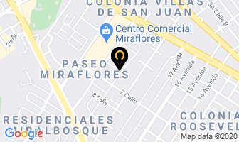 Mapa de Representaciones Publicitarias en Ciudad de Guatemala