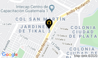 Mapa de Representaciones Serigraficas en Ciudad de Guatemala