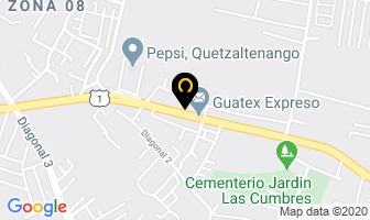 Mapa de Repuestos Miranda en Quezaltenango