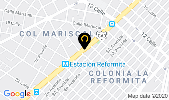 Mapa de Repuestos Qrs en Ciudad de Guatemala