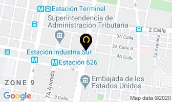 Mapa de Rescate 911 en Ciudad de Guatemala