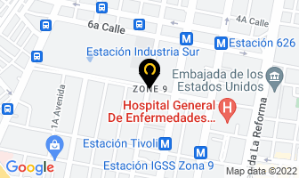 Mapa de Resegua en Ciudad de Guatemala