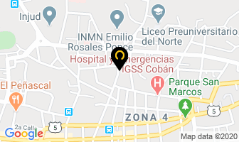 Mapa de Restaurant El Señor Chunto en Cobán