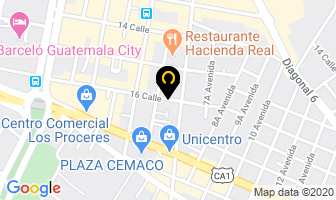 Mapa de Restaurante Lavosh en Ciudad de Guatemala