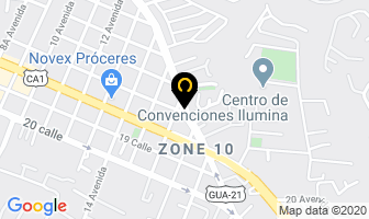 Mapa de Restaurantes Hacienda Santa Fe en Ciudad de Guatemala