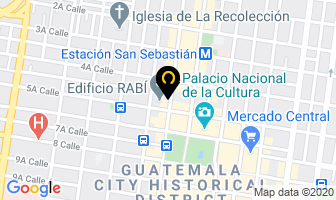 Mapa de Sala De Estetica David en Ciudad de Guatemala