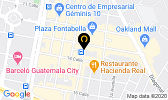 Mapa de Sand Bar Y Discoteca en Ciudad de Guatemala