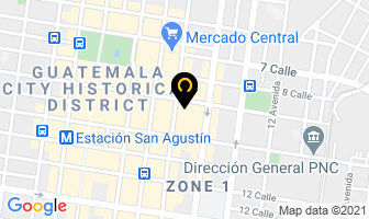 Mapa de Seguridad Central en Ciudad de Guatemala