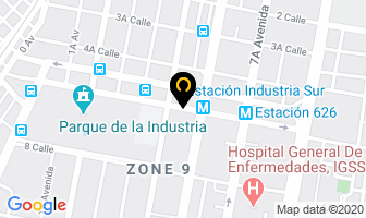 Mapa de Sensa Guatemala en Ciudad de Guatemala