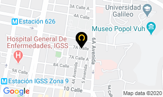 Mapa de Sermo en Antigua Guatemala