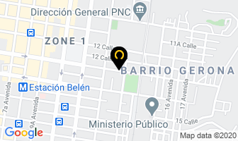 Mapa de Servicio De Cobros en Ciudad de Guatemala