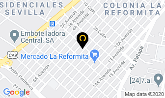 Mapa de Servicio De Remolques GÉnesis en Ciudad de Guatemala