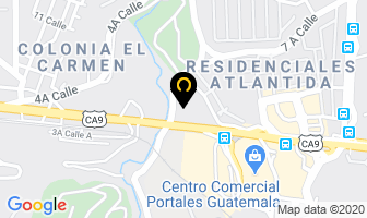 Mapa de Servicio De Transporte Servibus en Guatemala