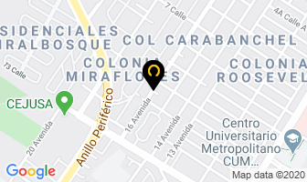 Mapa de Servicio Tecnico Pacheco en Ciudad de Guatemala