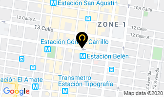 Mapa de Servicios Coptragen en Ciudad de Guatemala